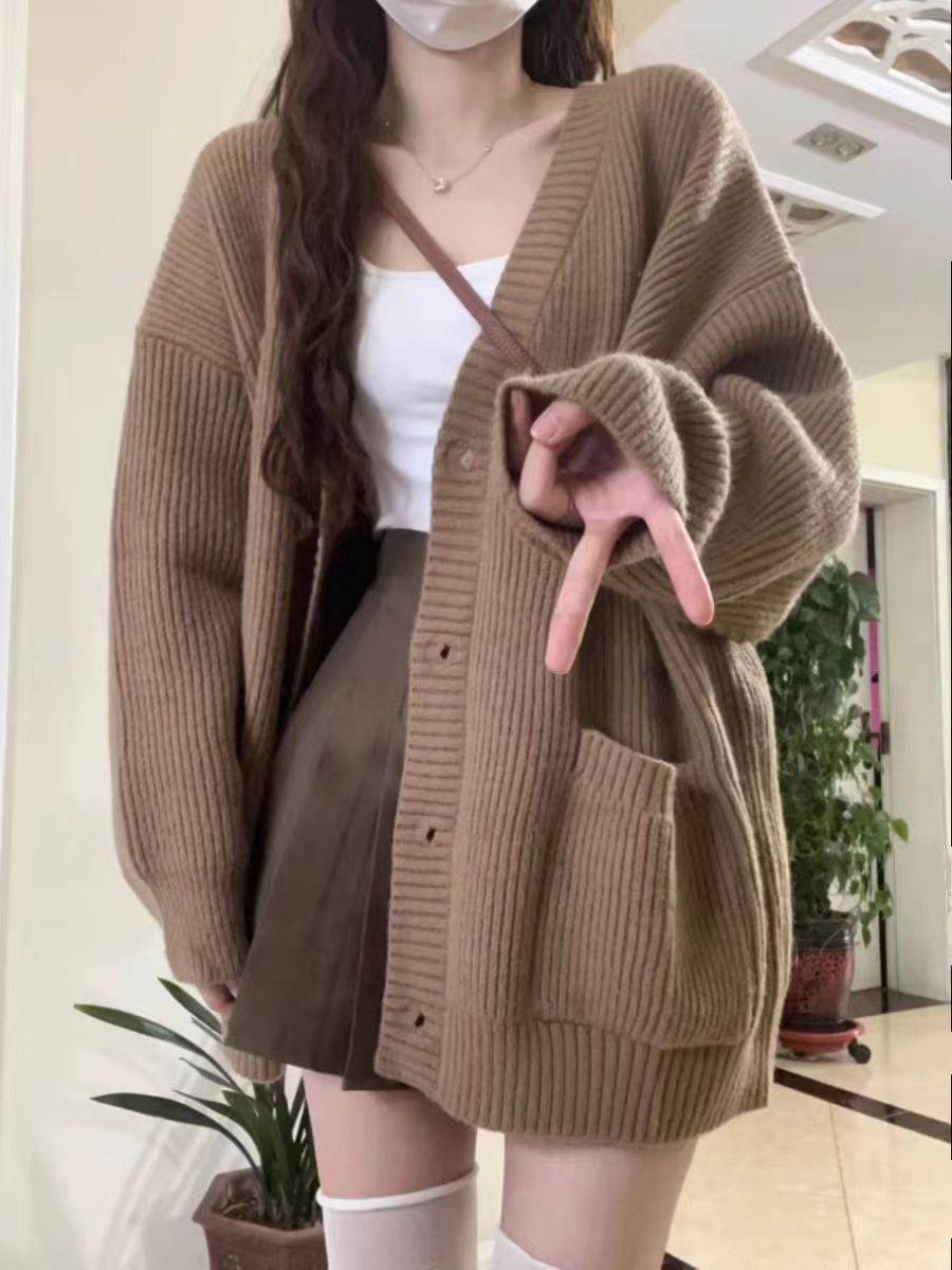 PULL MANTEAU CARDIGAN TRICOTÉ