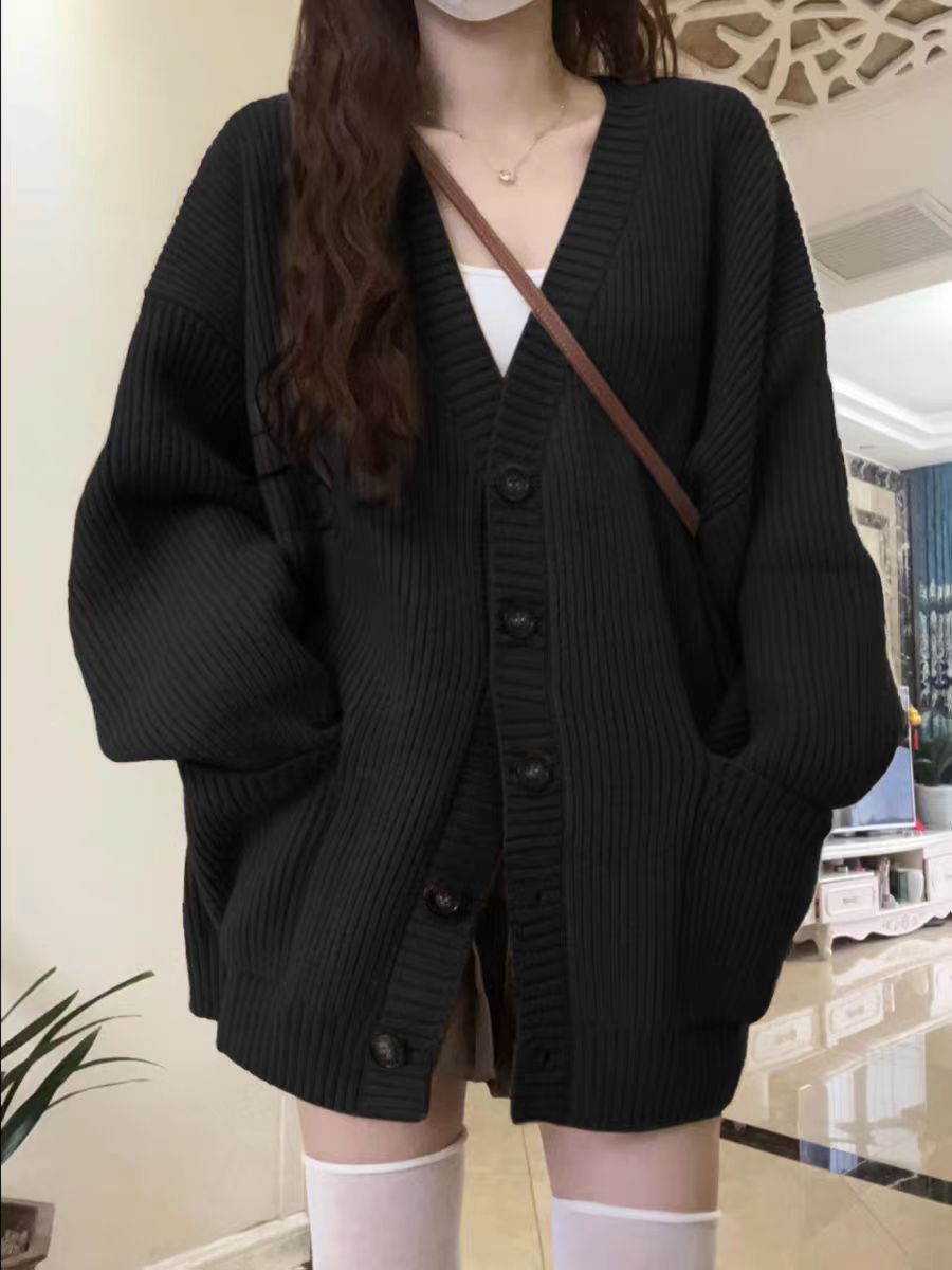 PULL MANTEAU CARDIGAN TRICOTÉ