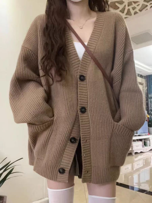 PULL MANTEAU CARDIGAN TRICOTÉ