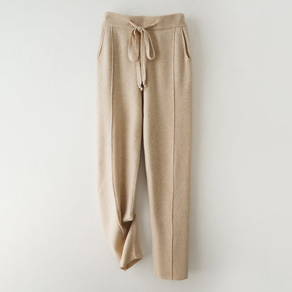 PANTALON SAROUEL EN LAINE PURE