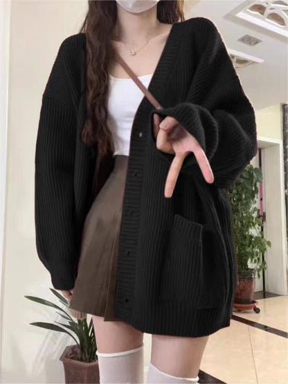 PULL MANTEAU CARDIGAN TRICOTÉ