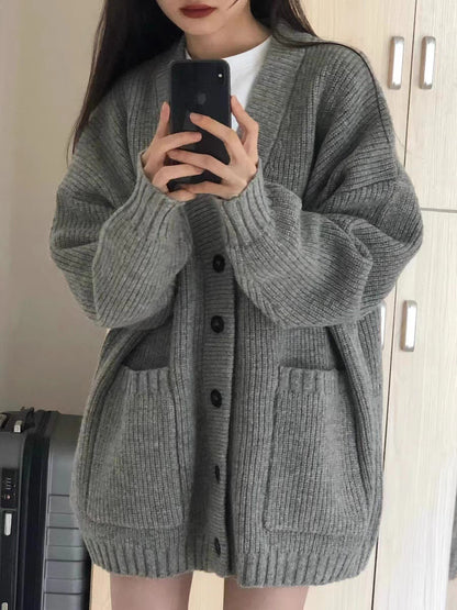 PULL MANTEAU CARDIGAN TRICOTÉ